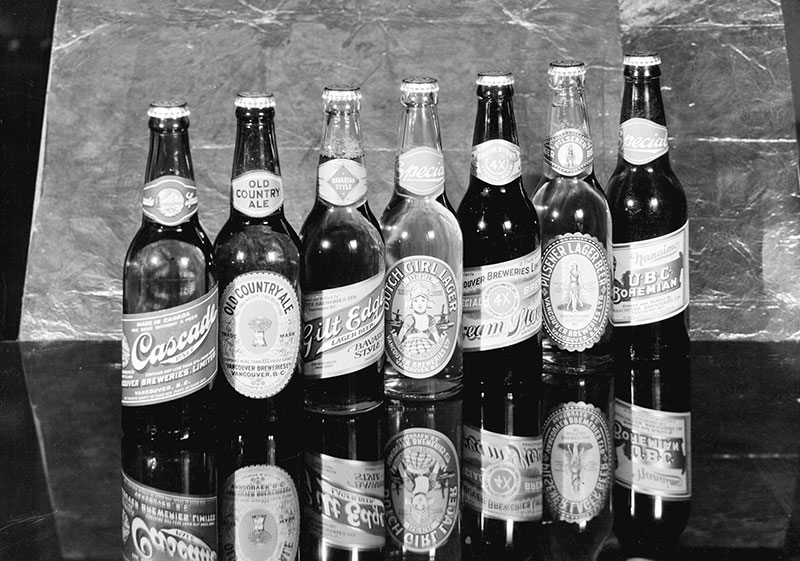 10 Vancouver Craft Beers You Should Try 1 Bottles from Vancouver Breweries, ca. 1932. Photo by Stuart Thomson, City of Vancouver Archives #99-2637
