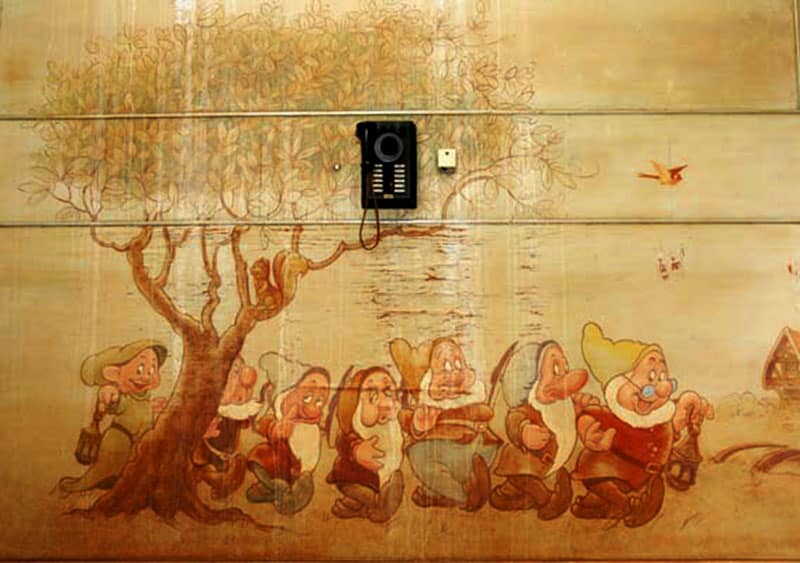 A Boozy History of Prohibition in Vancouver 25 One of the extravagances of the Casa Mia mansion in Shaughnessy. George Riefel flew Disney animators to Vancouver to paint this mural. Photo by Kim Stallknecht, Vancouver Province, 2012.