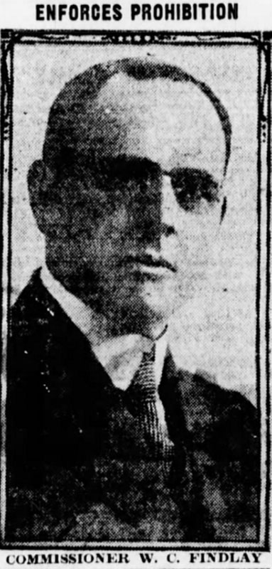 A Boozy History of Prohibition in Vancouver 14 Prohibition Commissioner Walter C Findlay. Daily World 30 August 1918.