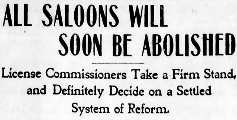 A Boozy History of Prohibition in Vancouver 5 Headline from the Daily World, 14 June 1905.