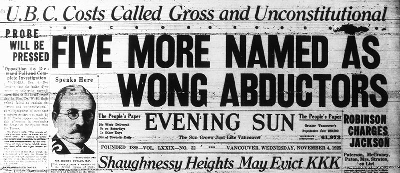 The Death of Janet Smith 9 Evening Sun headline, 4 November 1925.