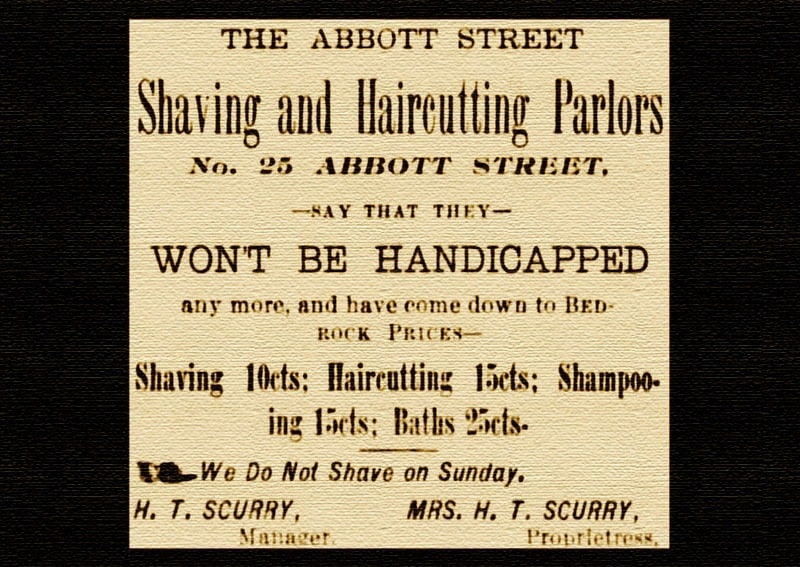 Black History Month: The Remarkable Scurry Family 6 vancouver history abbott st barber shop world 13feb1889