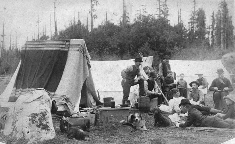 Black History Month: The Remarkable Scurry Family 1 vancouver history refugee bivouac after great fire 1886 cva gf p6